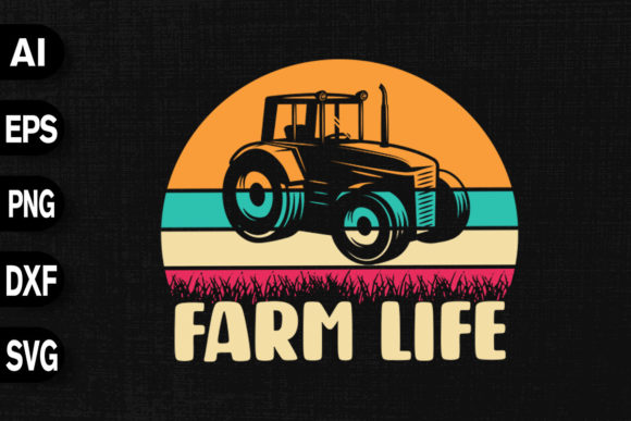 Farm Life Retro Vintage